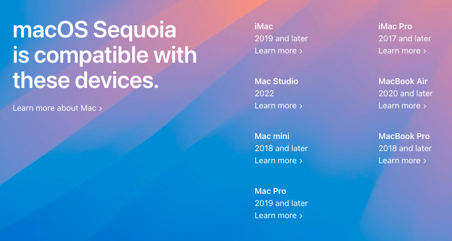 macOS 15 Sequoia