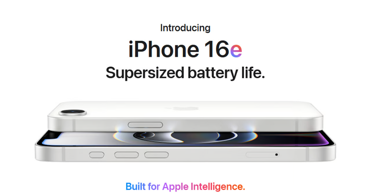 The iPhone 16e​