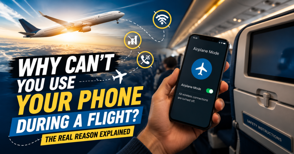 Why Can’t You Use Your Phone During a Flight?