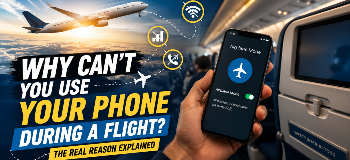 Why Can't You Use Your Phone During a Flight?