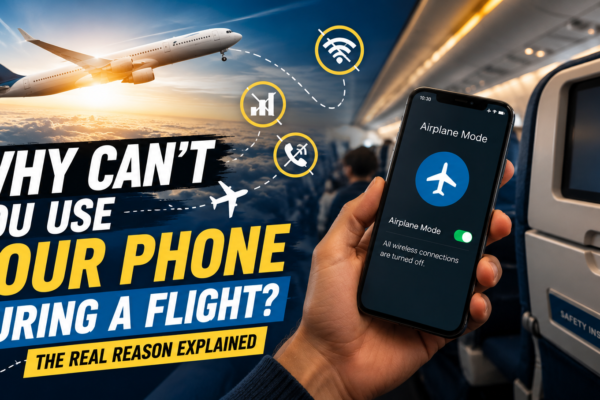 Why Can't You Use Your Phone During a Flight?