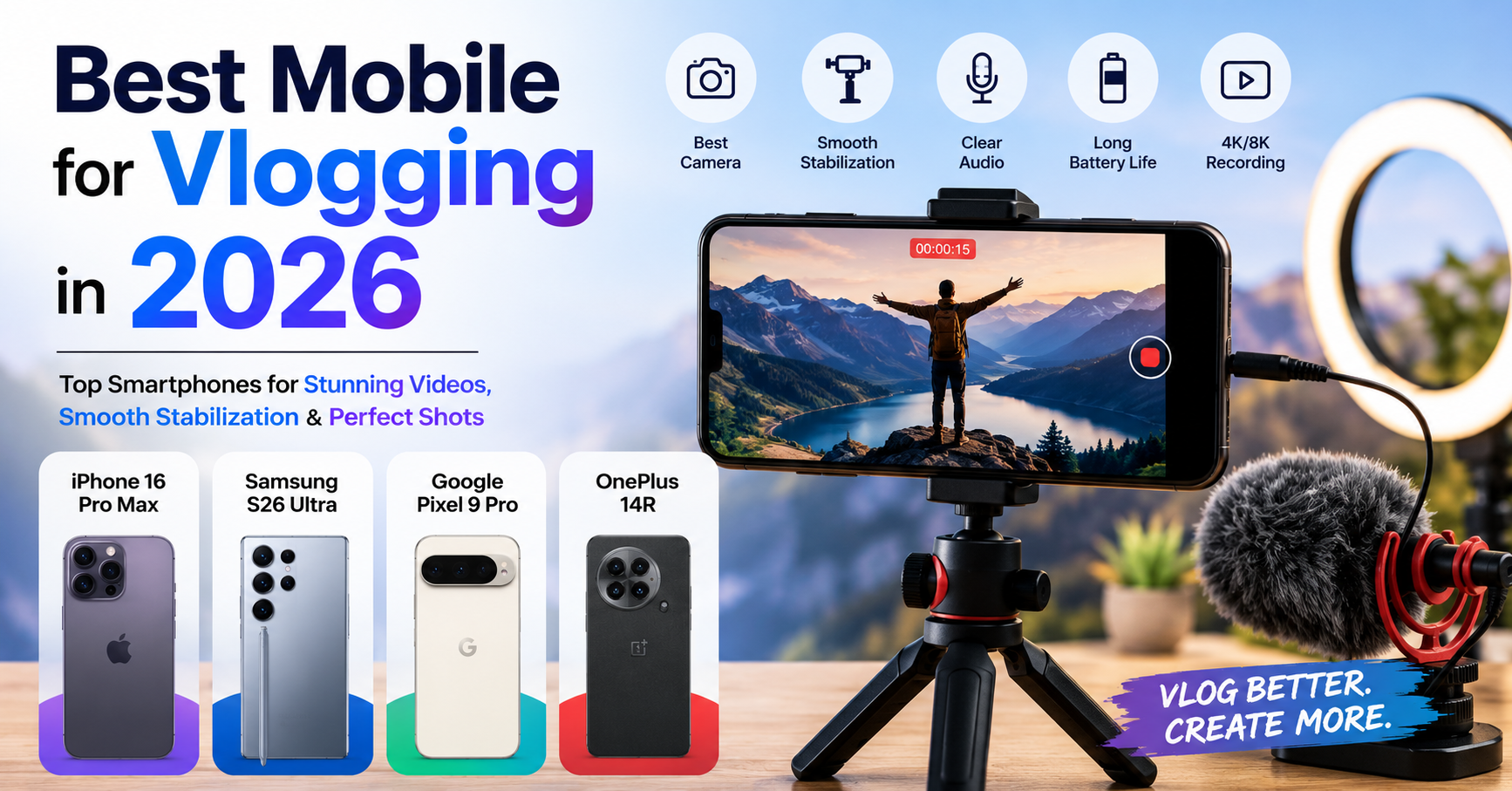 2026 Best Vlogging Phones - TechDiary